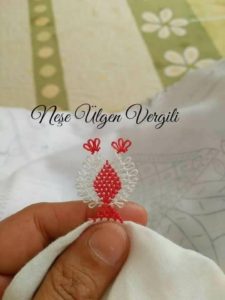İğne Oyası Sık İğneli Çiçek Modeli Yapımı